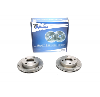 Juego De Discos De Freno Ta Technix Sport Eje Delantero Perforado + Ranurado + Ventilado Internamente Oem-Vergleichsnummer: 4020
