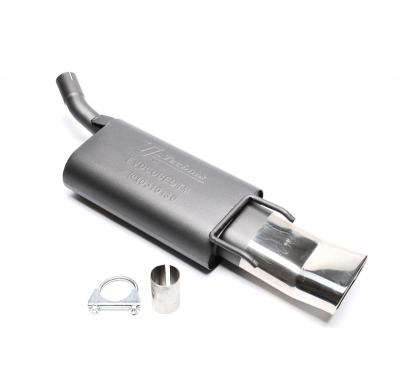 Silenciador trasero deportivo TA Technix Tubo de escape: 70x140 mm DTM con homologación CE e1-0310130  Valido para: Opel Corsa B