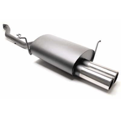 Silenciador trasero deportivo TA Technix Tubo de escape: 2x76 mm redondo + embridado con homologación CE e1-0311377  Valido para