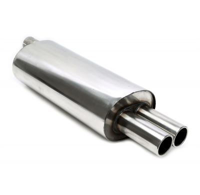 Escape trasero TA Technix 2x76mm redondo / embridado del sistema de acero inoxidable EVOE466A-xx  Valido para: BMW serie 3 s