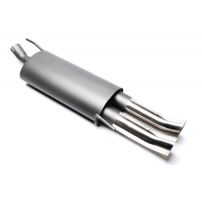 Escape trasero deportivo TA Technix Tubo de escape: 2x76 mm DTM con homologación CE e1-0310132  Valido para: VW Golf III VW