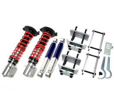 Suspensión Coilover Ajustable De Dureza Ta Technix - Versión Profunda Incl. Cojinetes De Columna Reforzados Para El Eje Delanter
