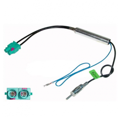 Conector Antena 2 Fakra Macho a 1 Din Amplificador