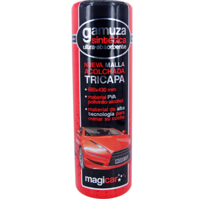 Gamuza Japonesa Triple Capa 68 X 43 Cm. Azul