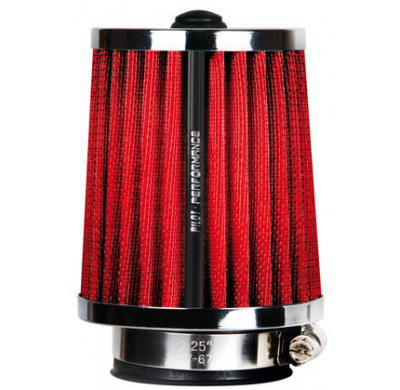 Filtro Af6 06702 Admision Directa Pilot Ferformance En Acero Inox. Con Espuma Lavable Para Montaje En Colector De Aspiracion De