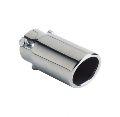 Cola Escape Ts 6. Lemans. Acero Inox. Redonda. Diametro Adaptable Al Tubo Original  25 > 48 Mm. 60015. Largo 142 Mm. Medida Exte