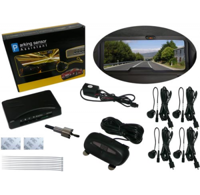 Sensor Parking Con Display Invertido Para Ver Por Retrovisor