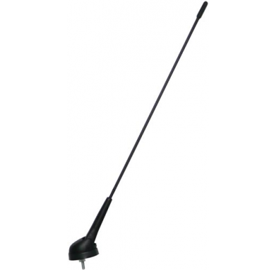 Antena Techo Negra. Varilla 36 Cm.. Rosca 6 Mm.