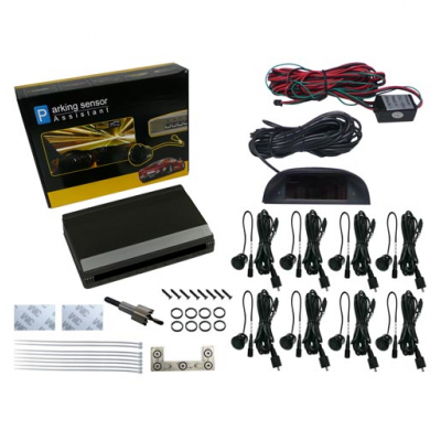 Parking Sensor Marcha Atras Temporizador  (8 Sensores)
