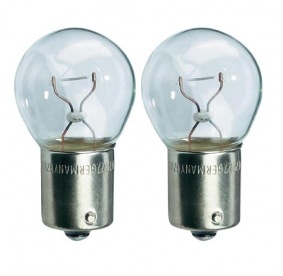 Caja De 2 Lamparas Valeo, 32111, 1 Polo, 12 V, R10w, Ba15s .