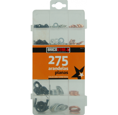 Caja Con 275 Arandelas Planas