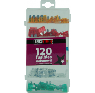 Caja Con 120 Fusibles Para Automovil