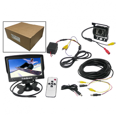 Pack Monitor 7" Kdx + Camara Trasera + Cableado ( 12/24v )
