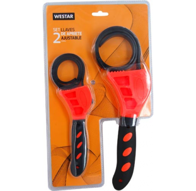 Juego 2 Llaves De Apriete Ajustable 100 Mm. 150 Mm.