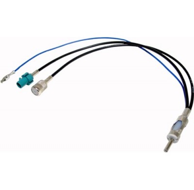 Conector Antena (Fakra M + Iso H) a 1 Din Macho