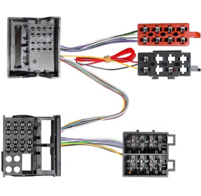 Conector Doble Iso Para Fiat Scudo 2007 >, Qubo, Ulisse 2004 >, Alfa Romeo Ggiulietta 2010 >  , Lancia Delta 2008 > , Phedra 200