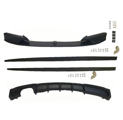 Kit De Spoiler Delantero Y Disfusor Trasero Bmw F30 F31 Pack-M