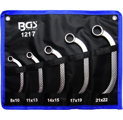 Juego De Llaves  De Medialuna -  5 Piezas