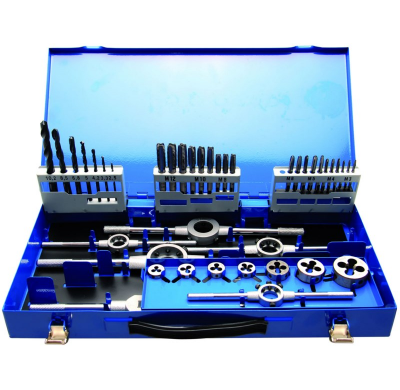 Juego 44 Piezas De Machos Y Terrajas Acero Hss G