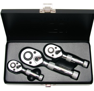 Carracas Extra Cortas, 1/4"-3/8"-1/2"