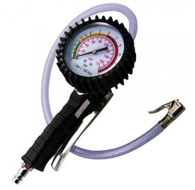 Pistola De Inflado Con Manómetro De 0-12 Bar