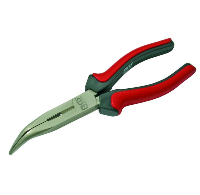 Alicate Largo De Boca Semirredonda Curvo, 200 Mm