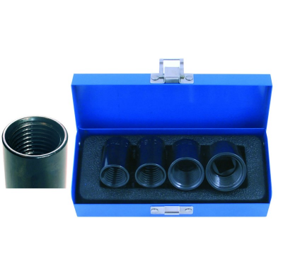 Juego De Vasos 1/2" Para Extracción De Tuercas Dañadas - 4 Piezas