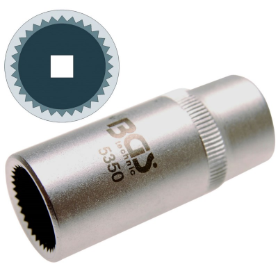 Vaso Multi-Punto Para Bombas De Inyección Mercedes, 1/2" 33 Dientes