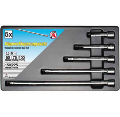 Juego De Alargaderas 1/4" - 5 Piezas