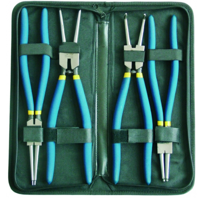 Juego De Alicates De Puntas Circlip175mm / 300 Mm  - 4 Piezas