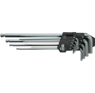 Juego De Llaves Allen De Bola - Extra Largas -  9 Piezas