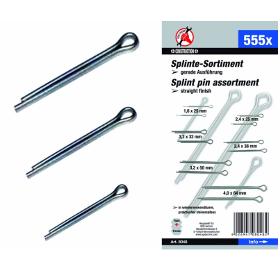 Pasadores De Púas - 555 Piezas