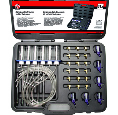 Medidor De Flujo De Common Rail Con 24 Adaptadores