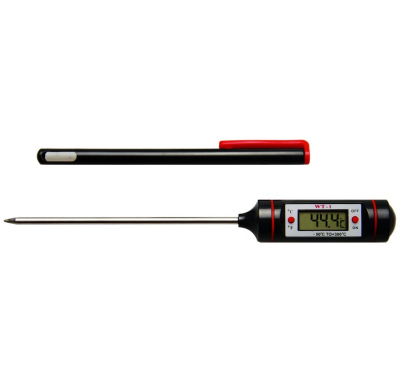 Termómetro Digital Con Sonda Sensora Acero Inoxidable