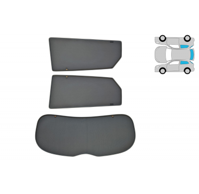 Parasoles / Cortinillas Magneticas  Range Rover Evoque (L538) 2011-2018 3-Ptas Hatchback Trokot Premium - Set