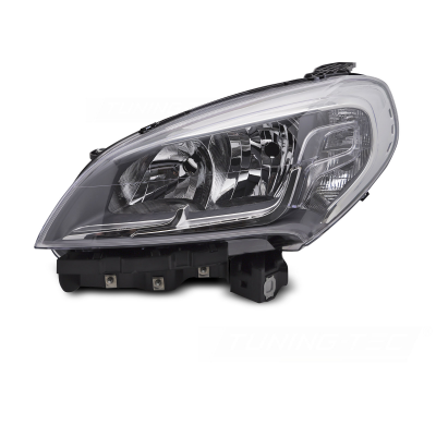 FARO DELANTERO IZQUIERDO CROMADO TYC PARA FIAT DOBLO 14-22