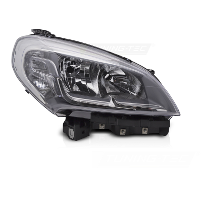 FARO DELANTERO DERECHO CROMADO TYC PARA FIAT DOBLO 14-22