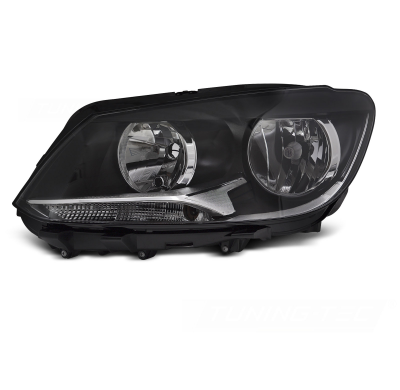 FARO NEGRO LADO IZQUIERDO H7 TYC PARA VW CADDY TOURAN 11-14
