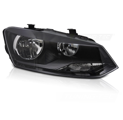 FARO DERECHO NEGRO H7 TYC PARA VW POLO 6R 09-14