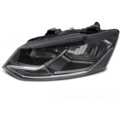 FARO IZQUIERDO NEGRO TYC PARA VW POLO 6R 14-17
