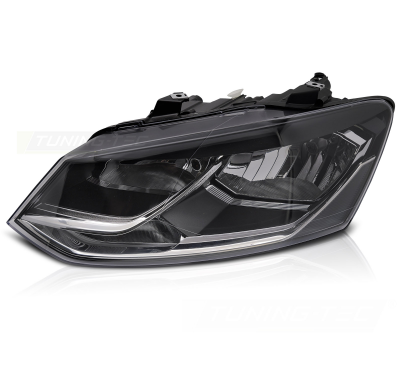 FARO IZQUIERDO NEGRO TYC PARA VW POLO 6R 14-17