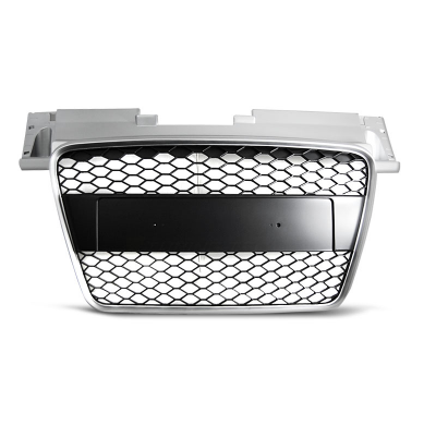 Parrilla Deportiva Audi Tt 06-09 Silver Rs-Style