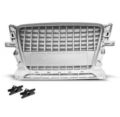 Parrilla Deportiva Audi Q5 08-09.12 Silver S-Line Style