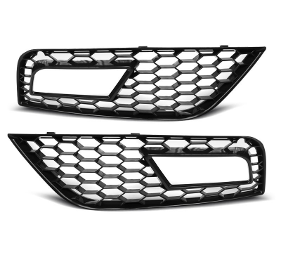 Parrilla Deportiva Audi A4 (B8) 11.11-15 Negro