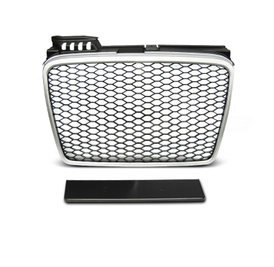 Parrilla Deportiva Audi A4 (B7) Rs-Type 11.04-03.08 Matt Silver