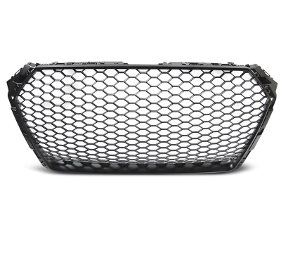 Parrilla Deportiva Audi A4 B9 15- Negro Rs-Style
