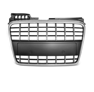 Parrilla Deportiva Cromado Negro Fit Audi A4 B7 04-08