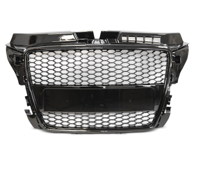 PARRILLA SPORT NEGRO BRILLANTE para AUDI A3 (8P) 04.08-07.12