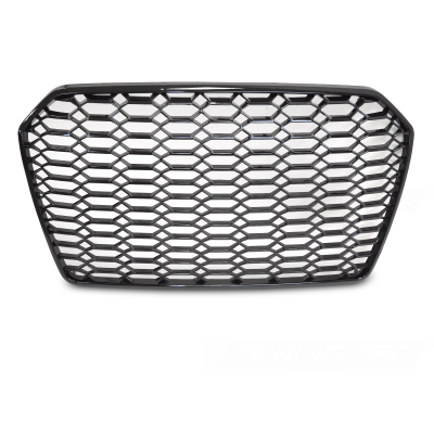 PARRILLA DEPORTIVA NEGRO BRILLO compatible con AUDI A6 C7 14-18