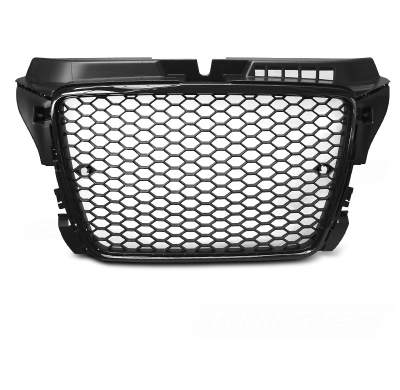 PARRILLA DEPORTIVA NEGRO BRILLANTE PDC PARA AUDI A3 08-12